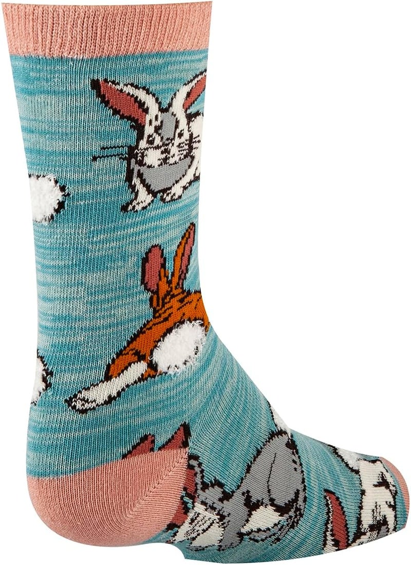 ooohyeah Kid's Novelty Cute Animals Crew Socks, Funny Crazy Silly Cool Casual Dress Socks for Boy and Girl, Size 1-5 - Image 4